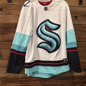 Fanatics Kraken Jersey with Red and White Accents
